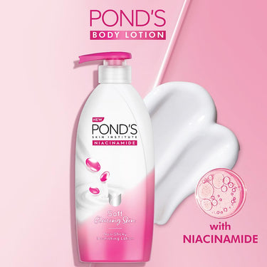 POND's Light Face Moisturizer 200 ml, Daily Lightweight Non-Oily Cream with Vitamin E for Soft Glowing Skin, SPF 15 & POND's Triple Vitamin Moisturising Body Lotion 275 ml